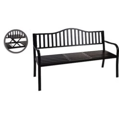 Idooka Folding Black Bench 13 Idooka Folding Black Bench -Bloom Haven Herbaceous Perennials Deals Store YA3000040.Punch