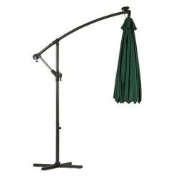 Solar LED Cantilever Parasol -Bloom Haven Herbaceous Perennials Deals Store g0588 13