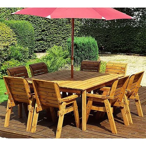 8 Seater Square Table Set With 8 X Chairs 2 8 Seater Square Table Set With 8 X Chairs - Image 2