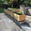 Large 110cm Long Wooden Planter