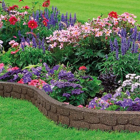 Eco-friendly Flexi Curve Rockwall Border Edging 1 Eco-friendly Flexi Curve Rockwall Border Edging